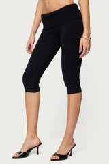 Skyla Knit Capri Trousers