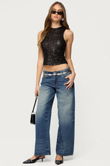 Alexander Sequin Top