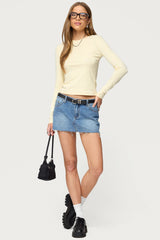 Micah Denim Mini Skirt