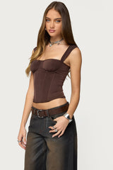 Marcella Wide Strap Corset