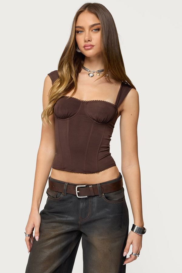 Marcella Wide Strap Corset