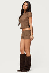 Rye Sheer Textured T Shirt