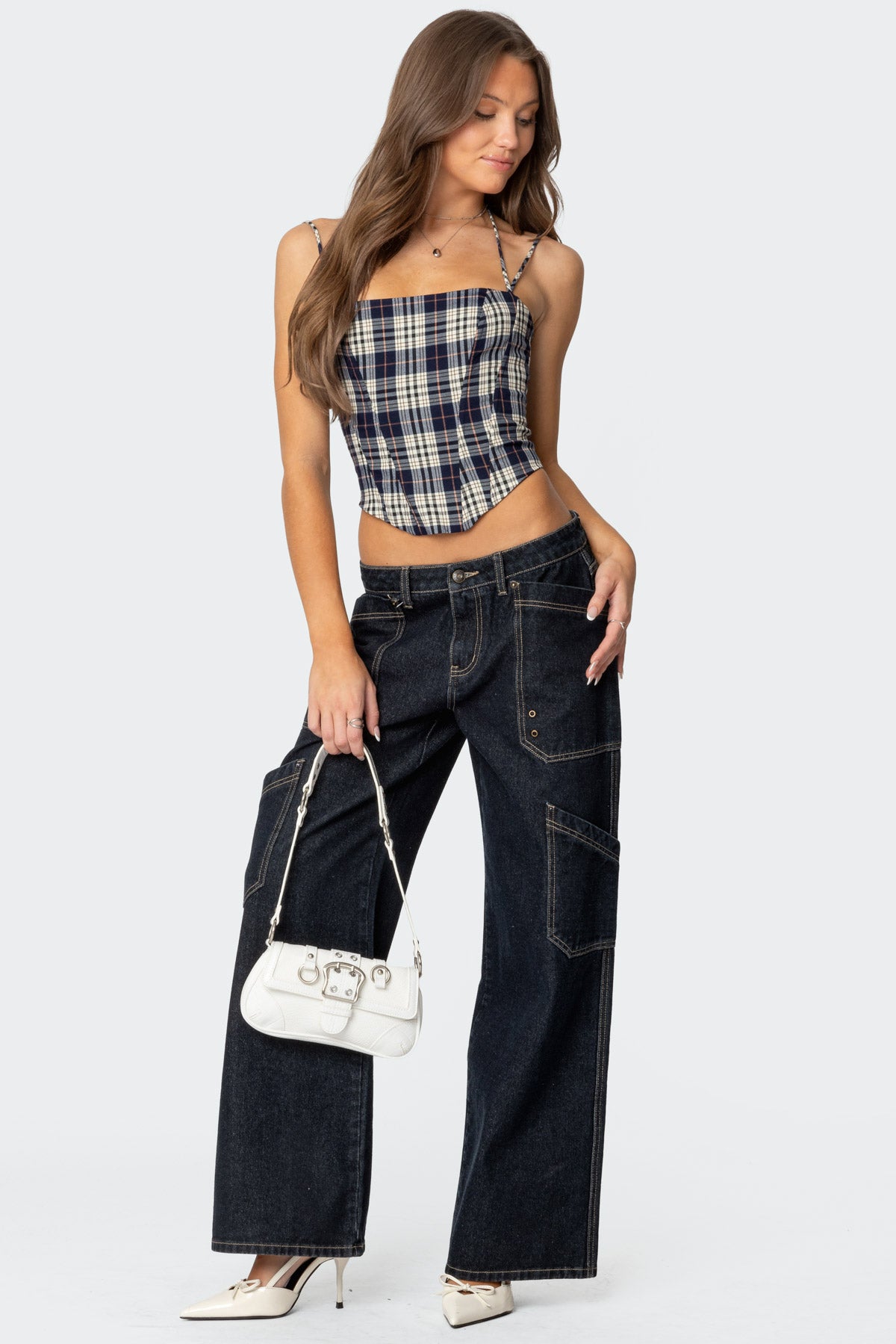 Leon Plaid Corset