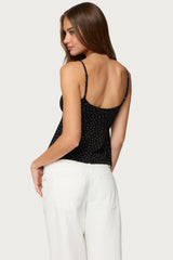 Kelli Floral Babydoll Tank Top