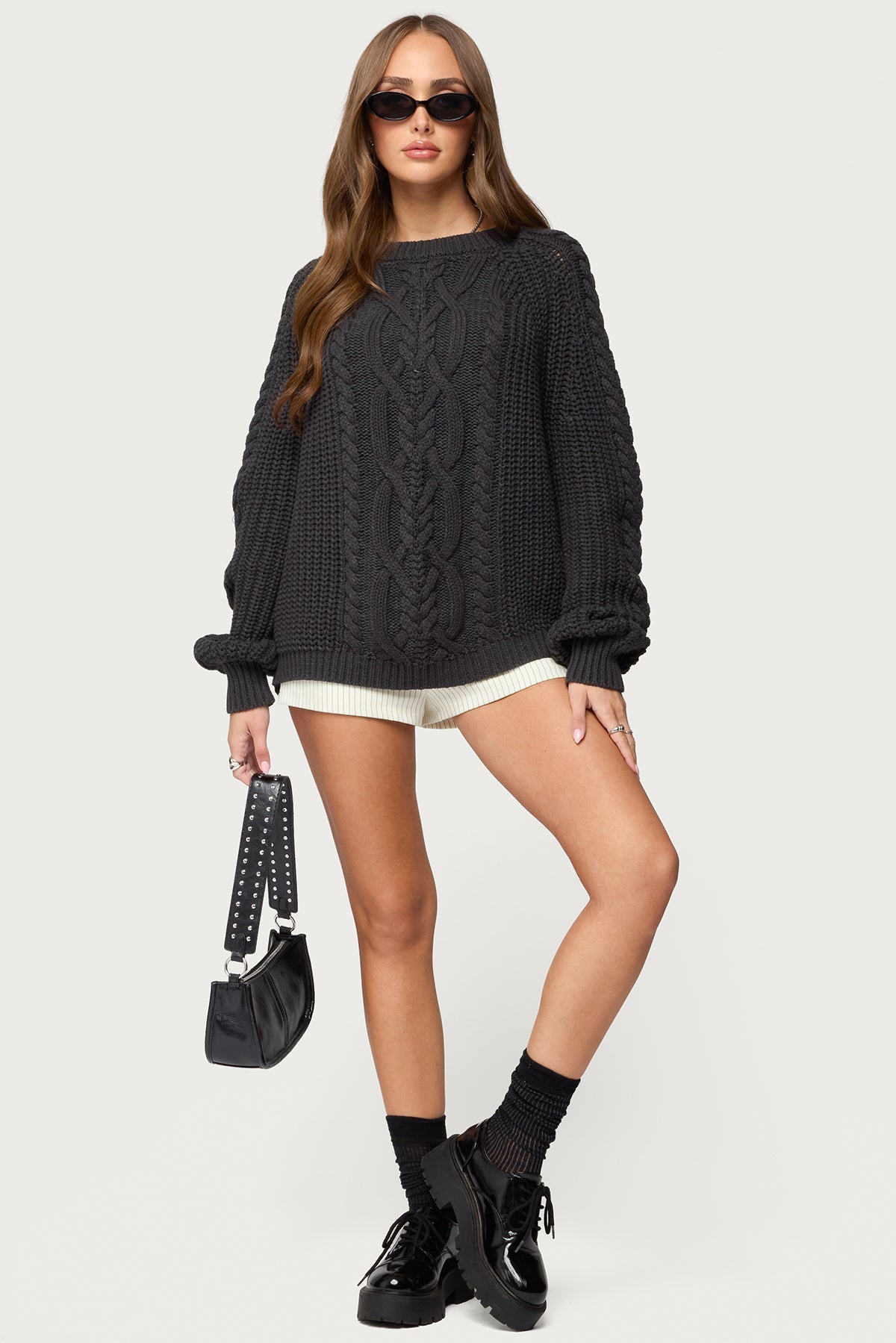 Lira Chunky Cable Knit Sweater