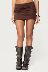 Aisha Low Rise Mini Skirt