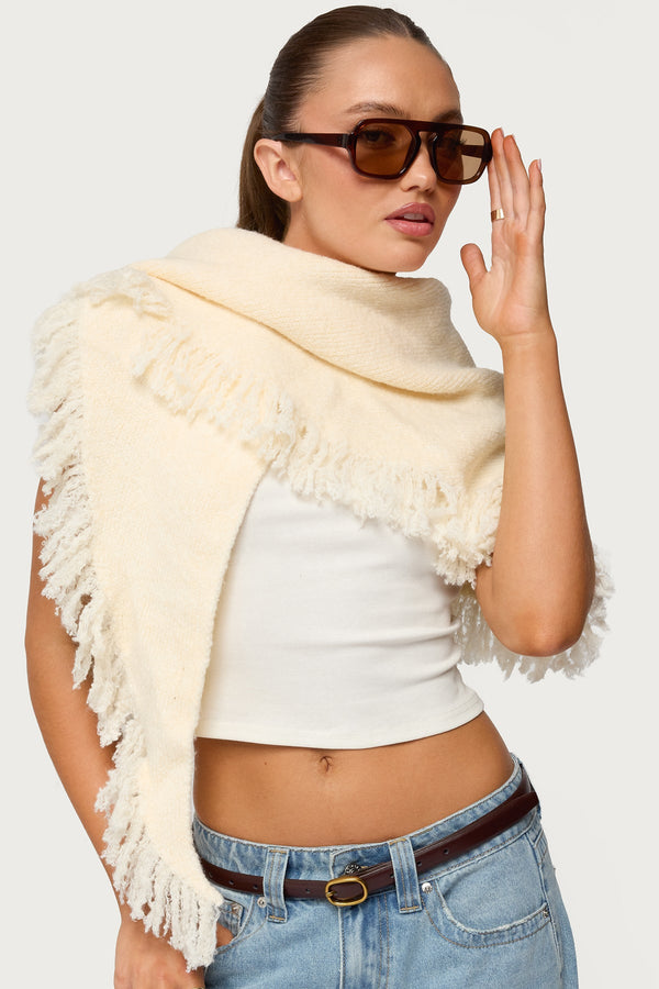 Cornelia Fringed Scarf