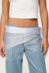Fringed Waist Scarf