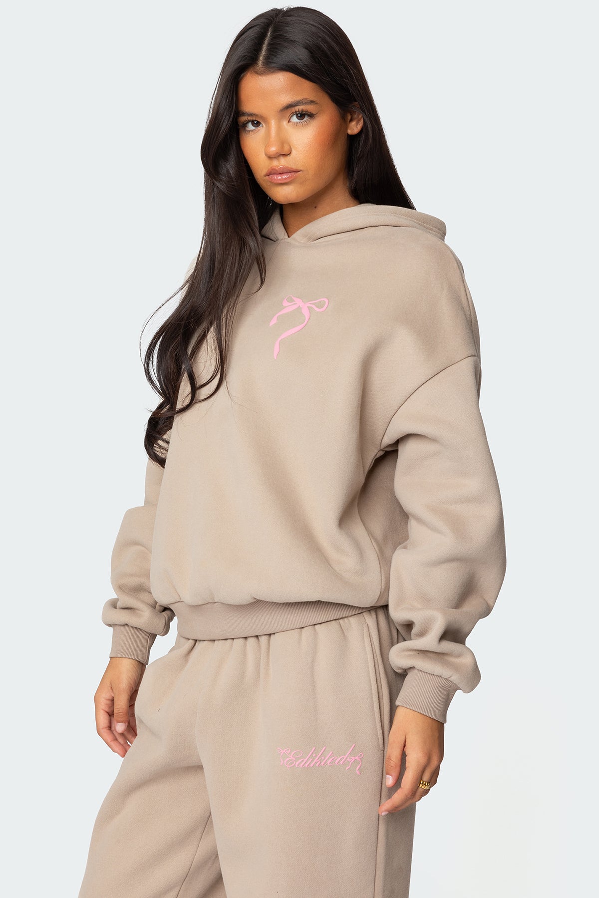 Sasha Bow Detail Hoodie