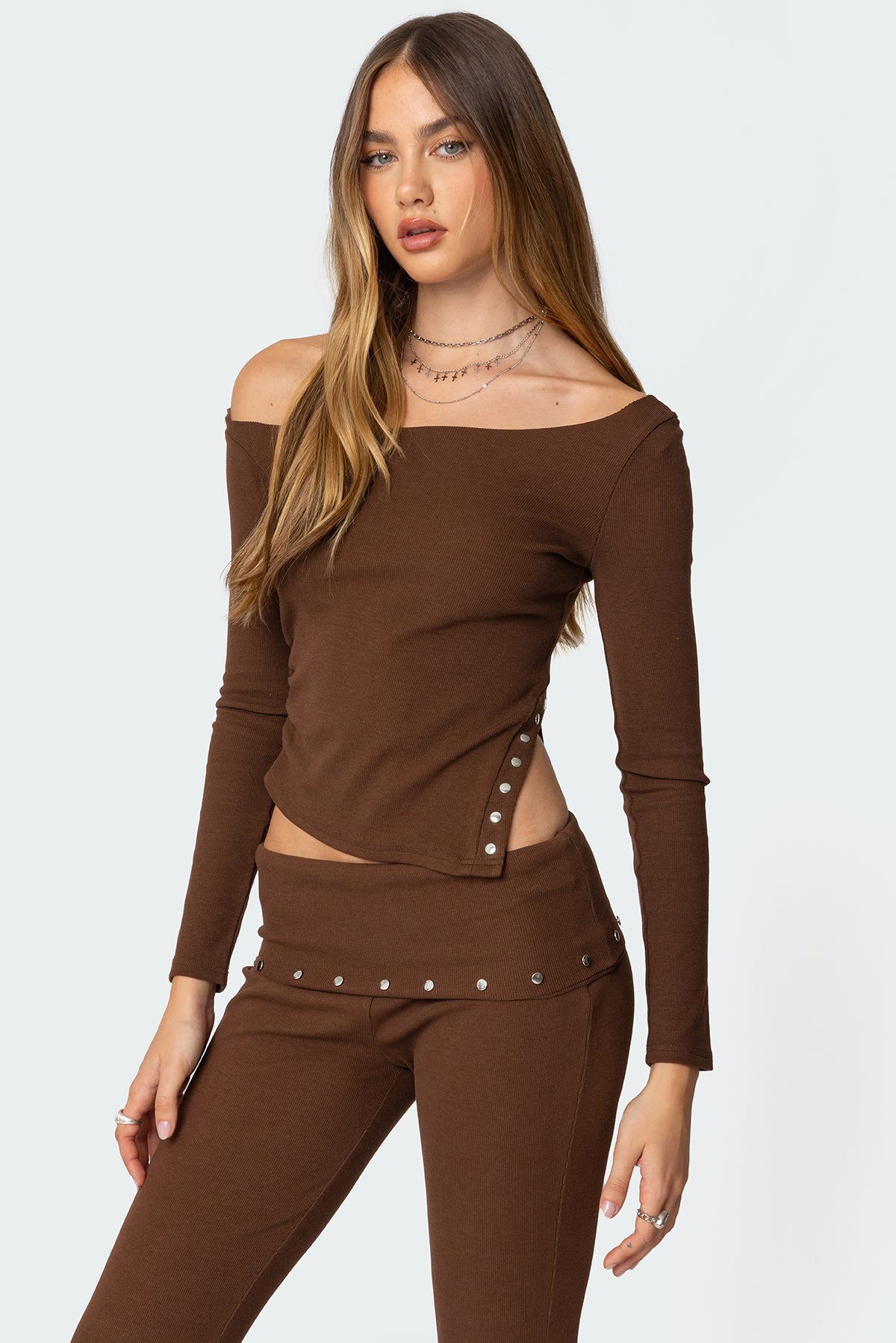 Aries Studded Asymmetric Top