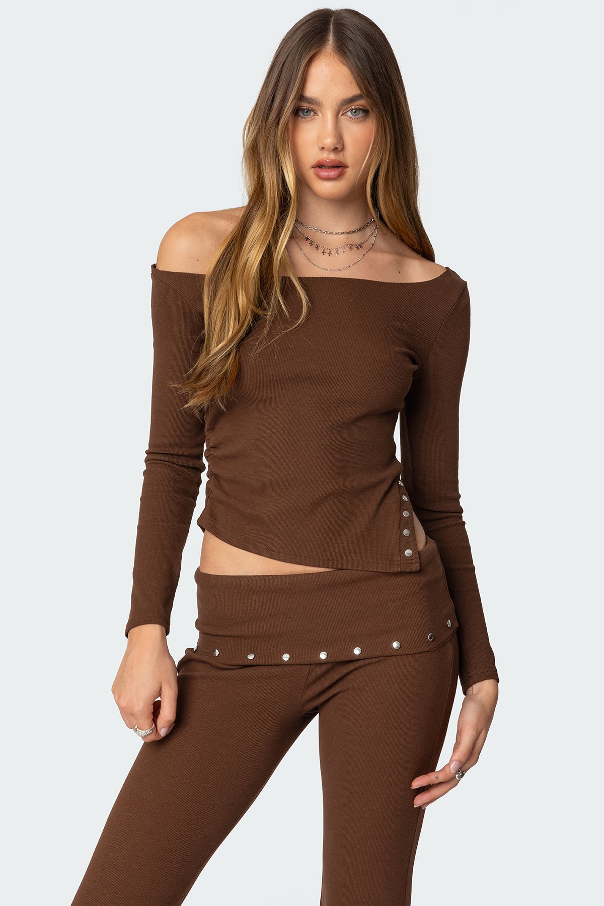 Aries Studded Asymmetric Top