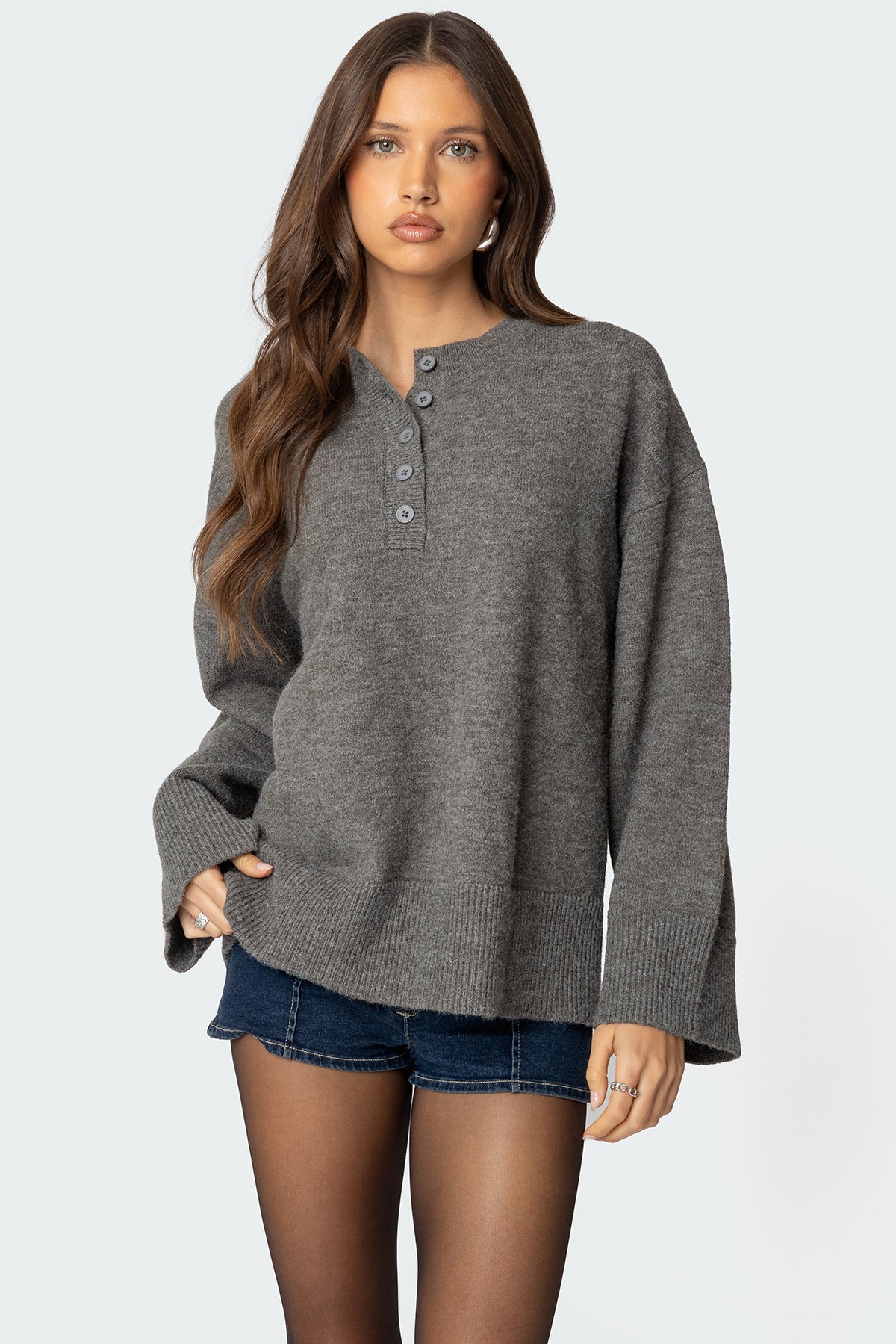 Montana Oversized Button Sweater