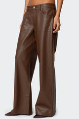 Tatiana Faux Leather Pants