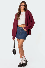 Anina Oversized Knit Cardigan