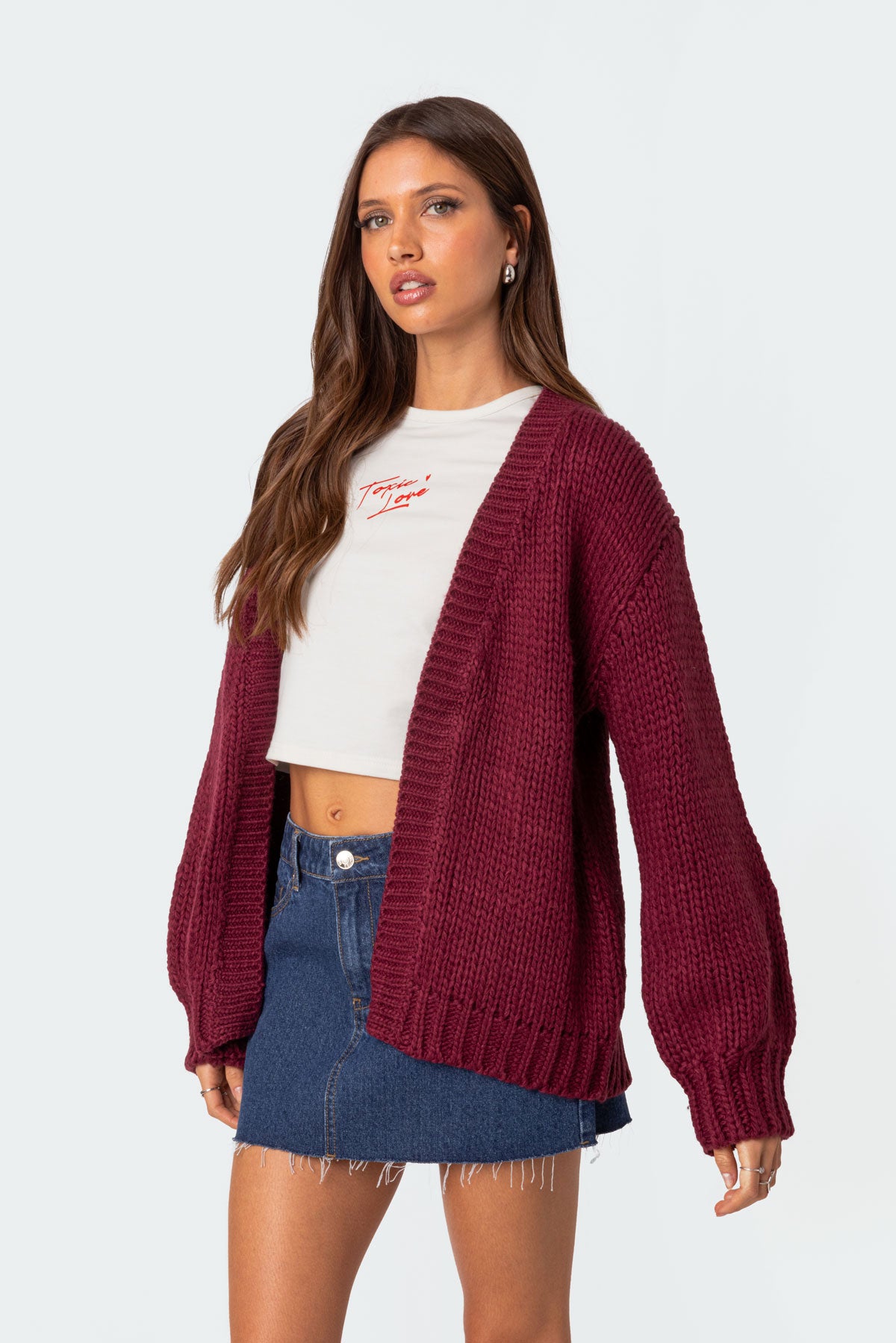 Anina Oversized Knit Cardigan