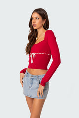 Natasha Knit Top