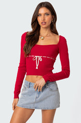 Natasha Knit Top