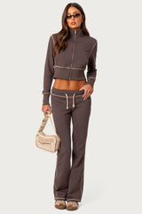 Alexia Zip Up Sweatshirt