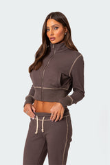 Alexia Zip Up Sweatshirt