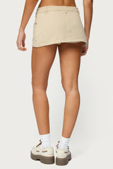 Camelia Denim Mini Skort