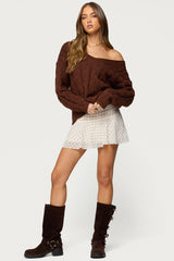 Lulah Plaid Mini Skirt