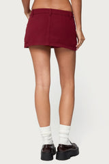 Camelia Denim Mini Skort