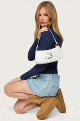 Buckle Up Faux Leather Bag