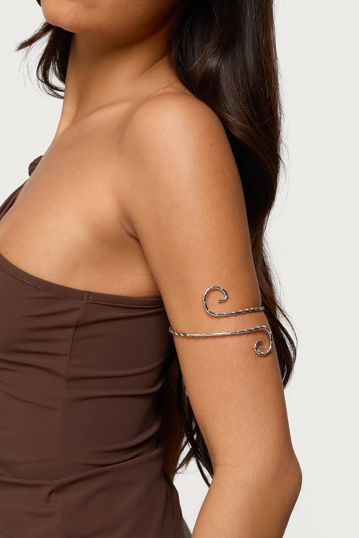 Spiral Twisted Arm Cuff