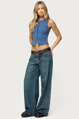 Basel Button Up Tank Top