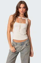 Isabetta Tie Front Top