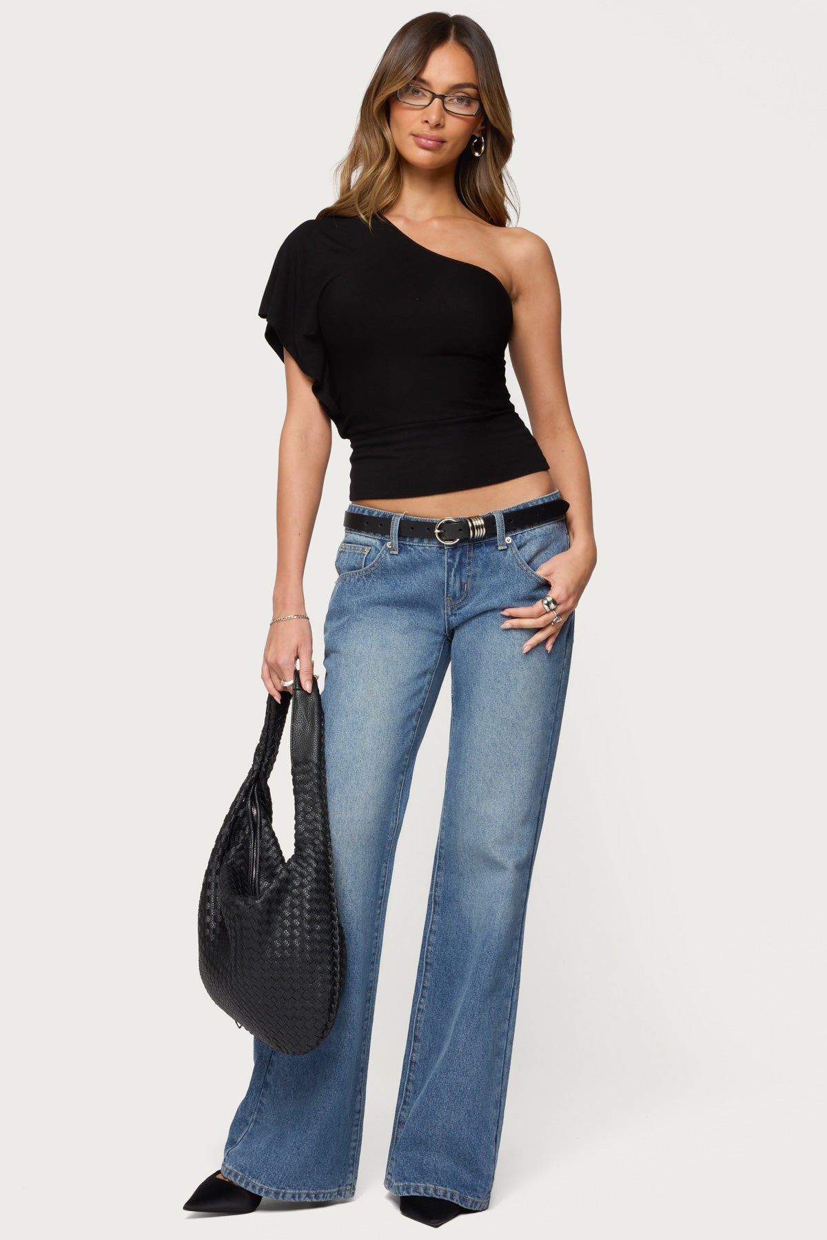 Asymmetric One Shoulder Top