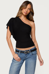 Asymmetric One Shoulder Top