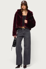 Kamilah Oversized Faux Fur Coat