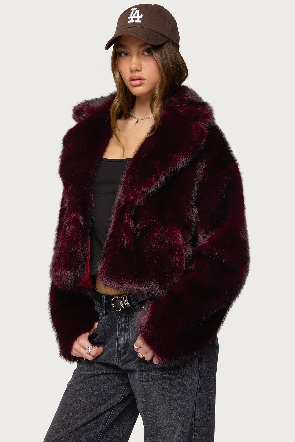 Kamilah Oversized Faux Fur Coat