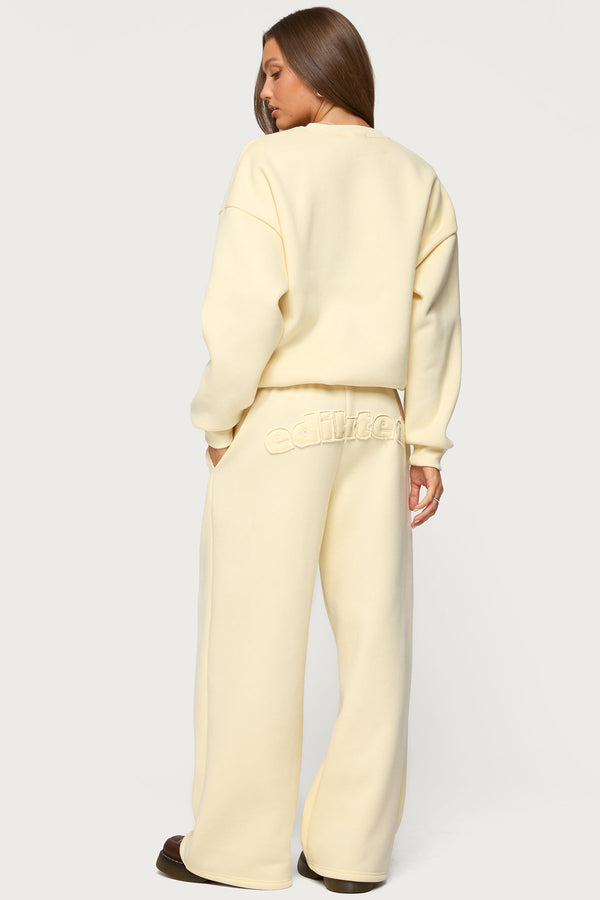 Jaylie Edikted Wide Leg Joggers