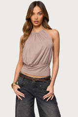 Donya Backless Halter Top