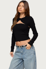 Knit Two Piece Shrug & Tube Top