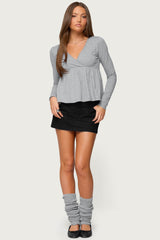 Kenzie Long Sleeve Babydoll Top