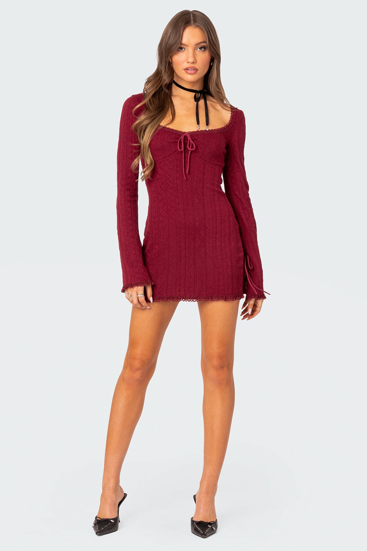 Krista Lacey Knit Mini Dress