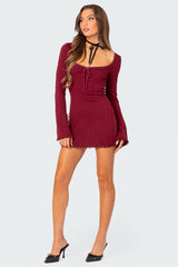 Krista Lacey Knit Mini Dress