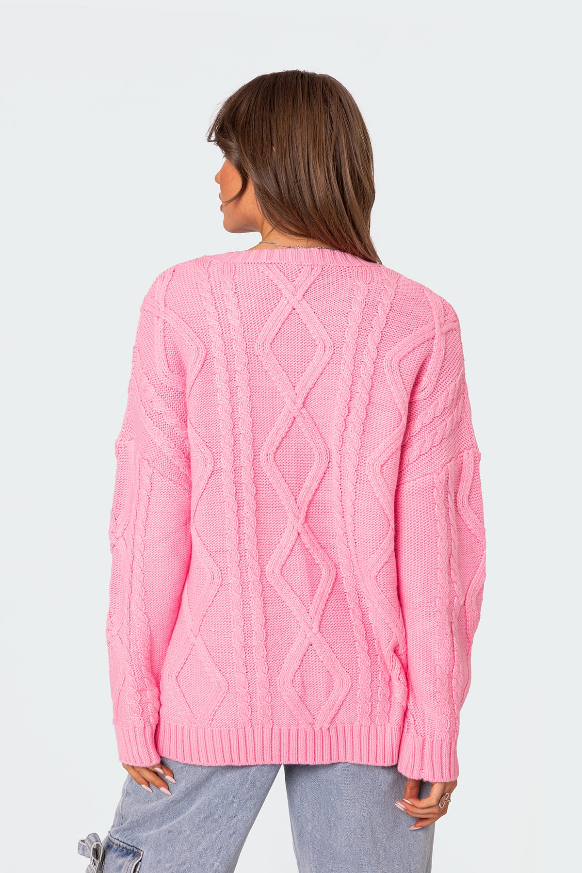 Kennedy Oversized Cable Knit Sweater