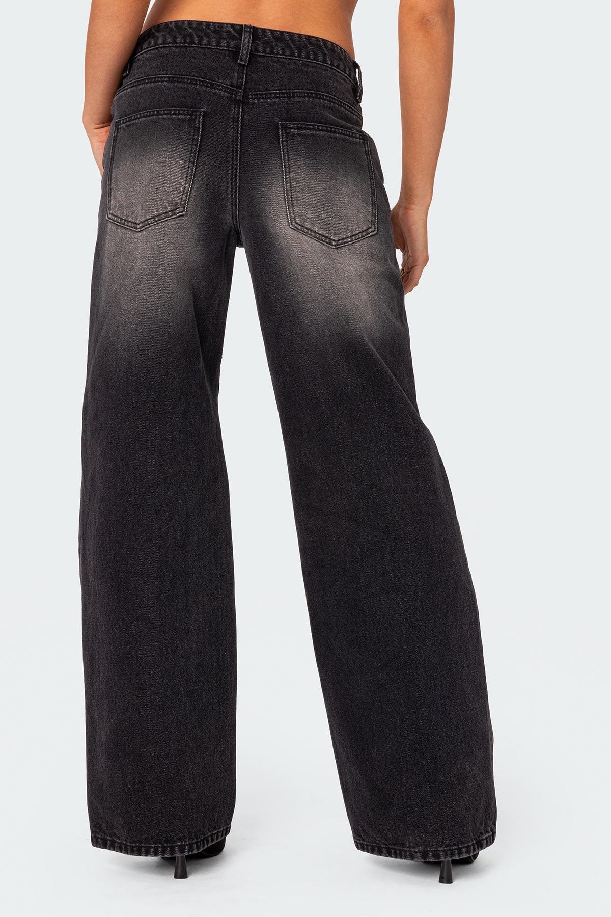 Magda Low Rise Acid Wash Jeans