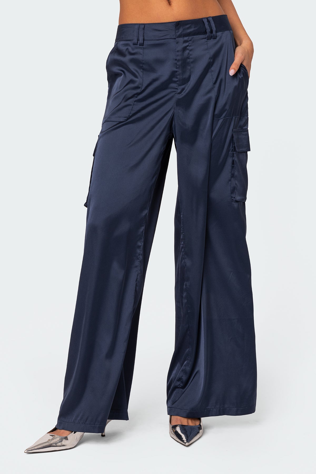 Kelsey Satin Effect Trousers