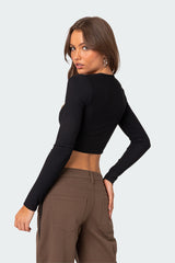 Milady Ribbed Crop Top