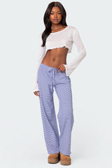 Olivia Striped Loose Fit Pants