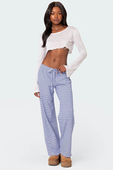 Olivia Striped Loose Fit Trousers
