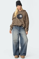 Leopard Magic 8 Oversized Hoodie