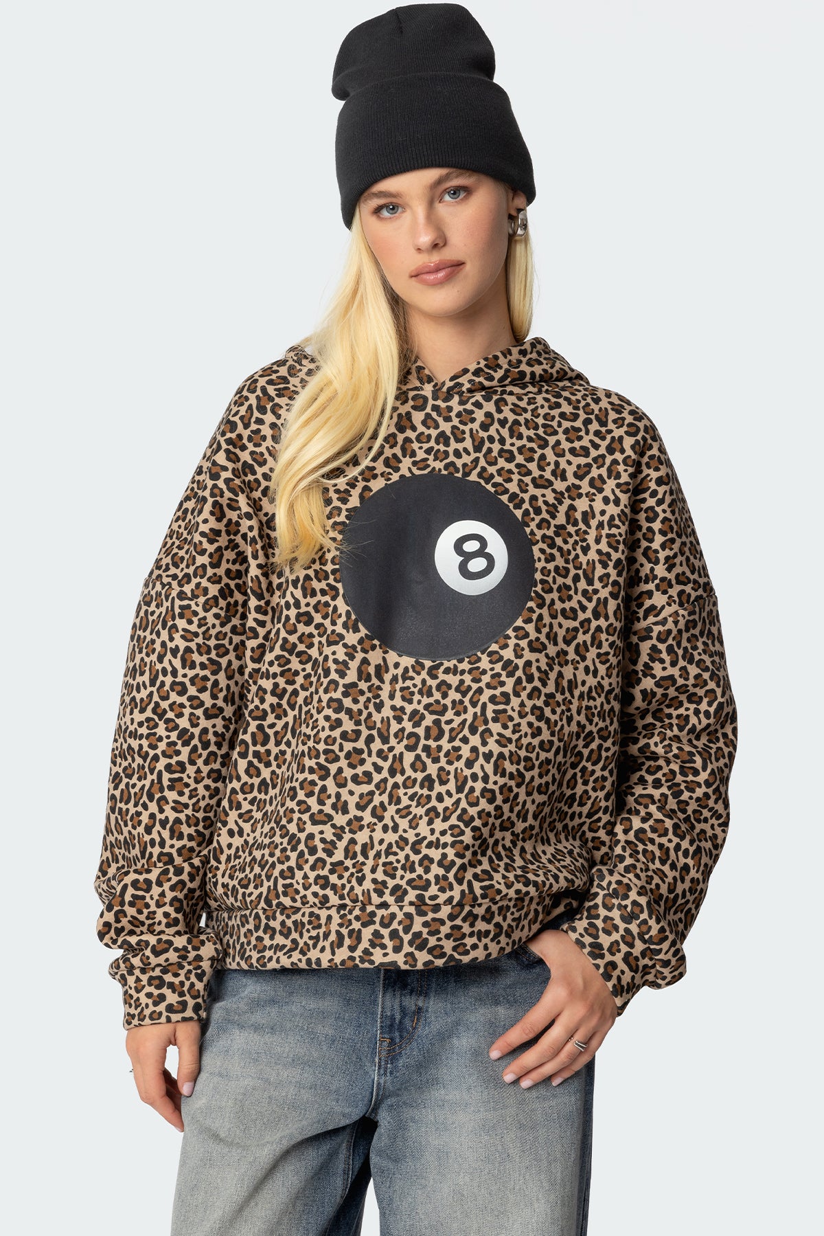 Leopard Magic 8 Oversized Hoodie