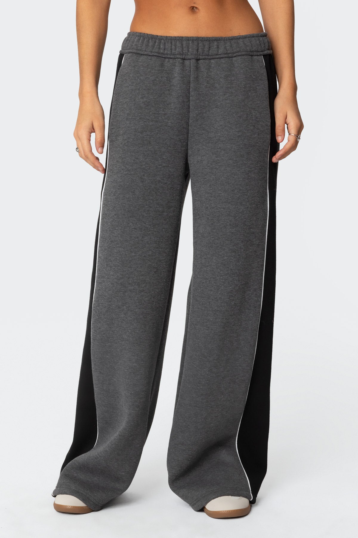 Contrast Panel Sweatpants