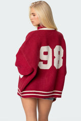 98 Varsity Zip Up Sweater